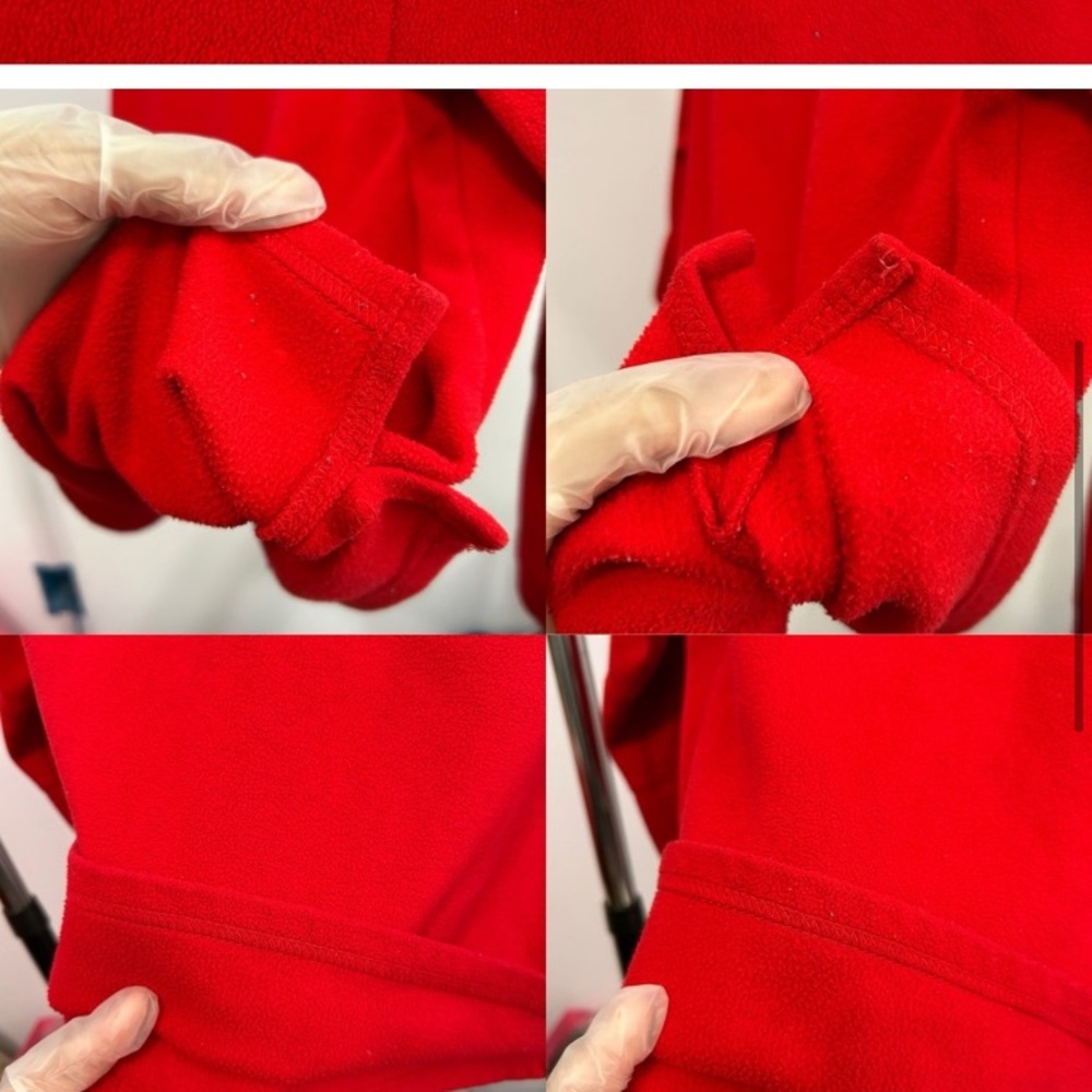 Vibrant Red V-Neck Sweater - Picture 6 of 10